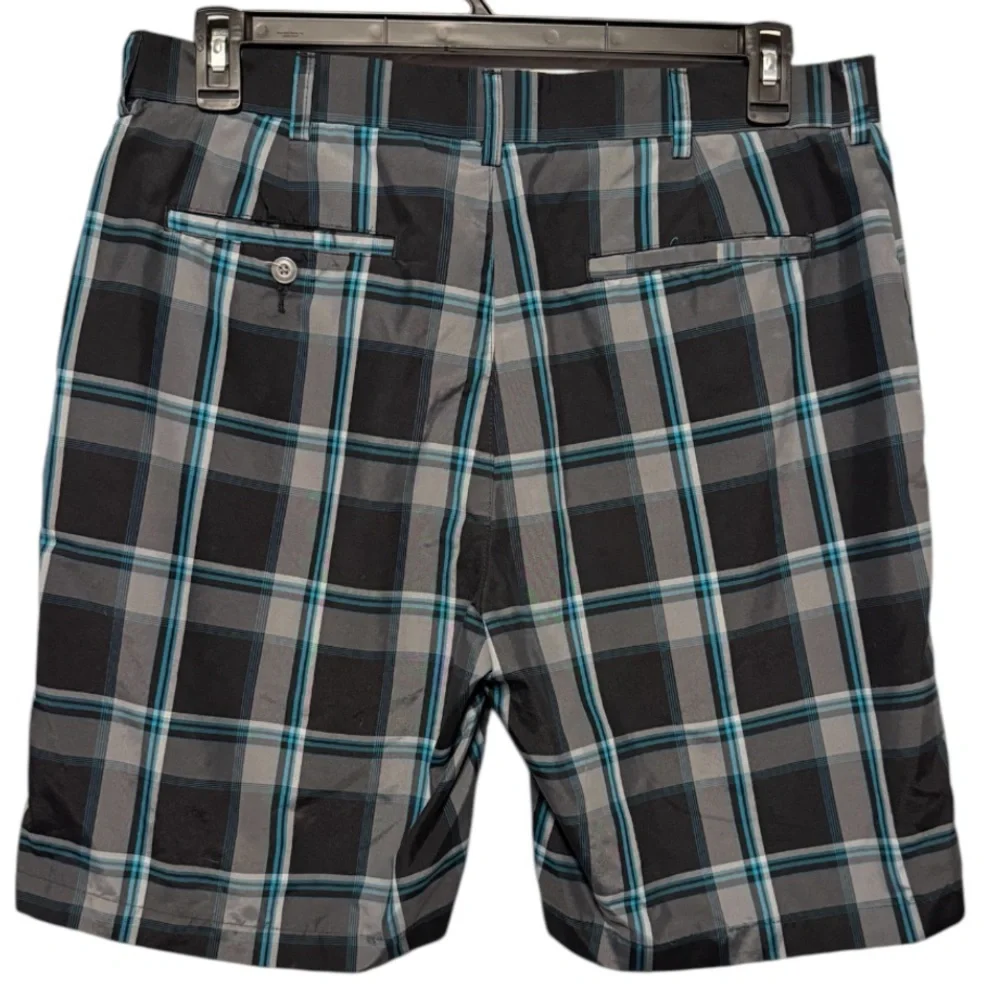 Hogan Blue and Gray Athletic Shorts - Picture 3 of 6